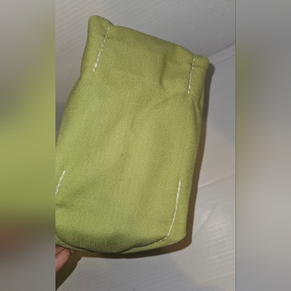 New Vintage 90s L.L. Bean Boat&Tote Green Floral Print Mini Tote Bag with Zipper - Picture 4 of 9